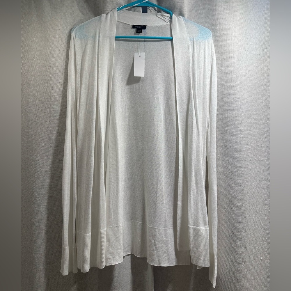 NWT Ann Taylor White Cardigan